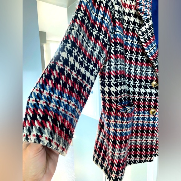 Ellie Mae Studios Houndstooth Boyfriend Blazer - Picture 5 of 9